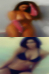 Shaved BBW swingers clubs smooth down below.